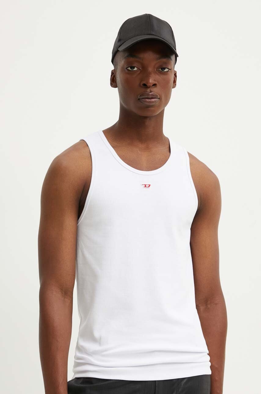 Diesel tricou T-LIFTY-D barbati, culoarea alb, A04088.0EJAI