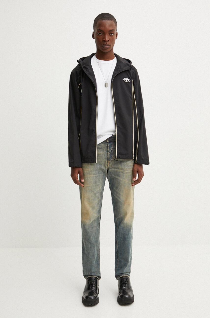 Βαμβακερό μπλουζάκι Diesel T-MIEGOR-K77 ανδρικό, χρώμα: άσπρο, A14819.0SKAF φωτογραφία