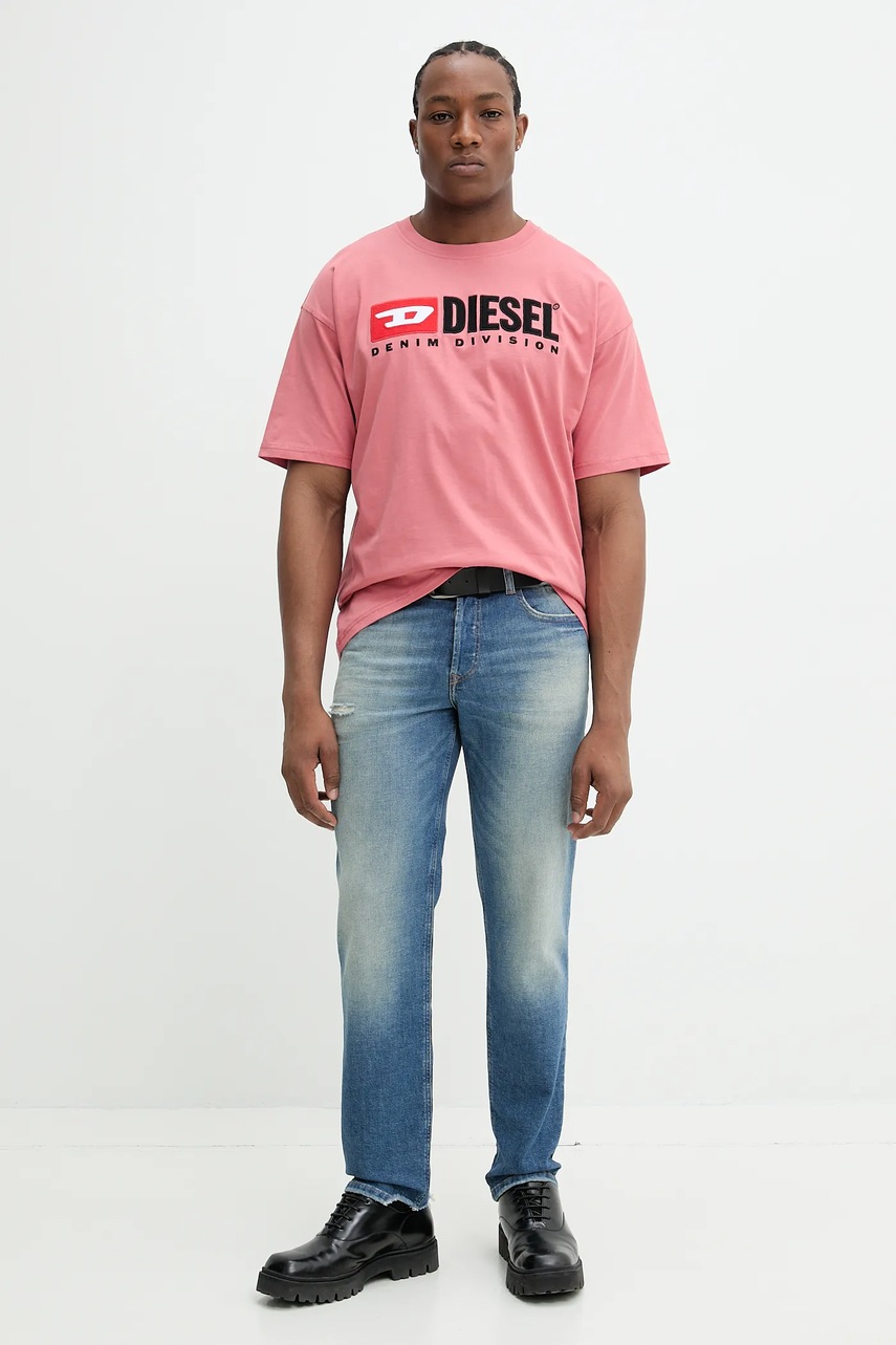 Βαμβακερό μπλουζάκι Diesel T-BOXT-DIV φωτογραφία