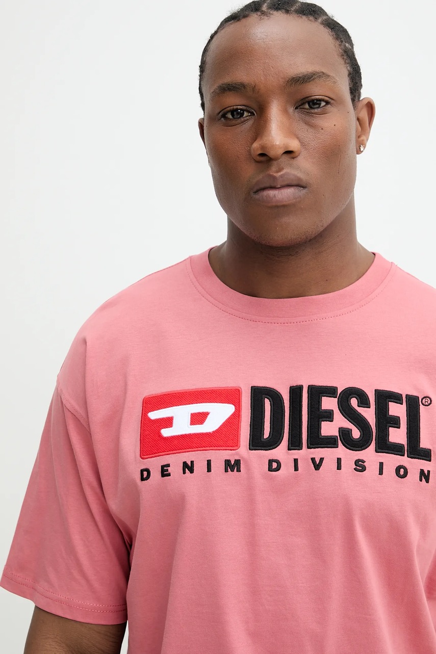 Βαμβακερό μπλουζάκι Diesel T-BOXT-DIV φωτογραφία