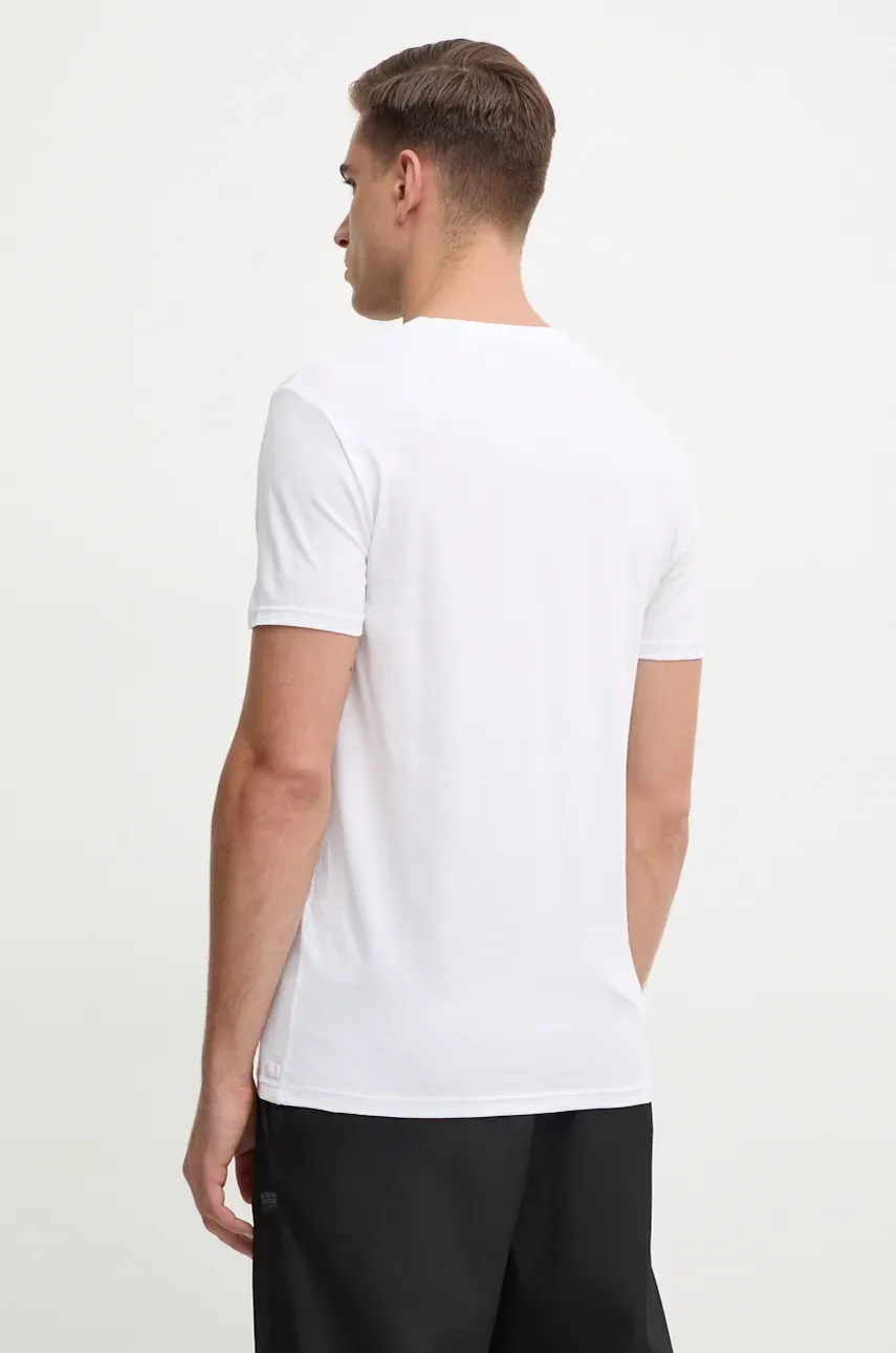 Хлопковая футболка Armani Exchange мужская цвет белый однотонная 8NZT75 ZJA5Z Хлопковая футболка Armani Exchange мужская цвет белый однотонная 8NZT75 ZJA5Z