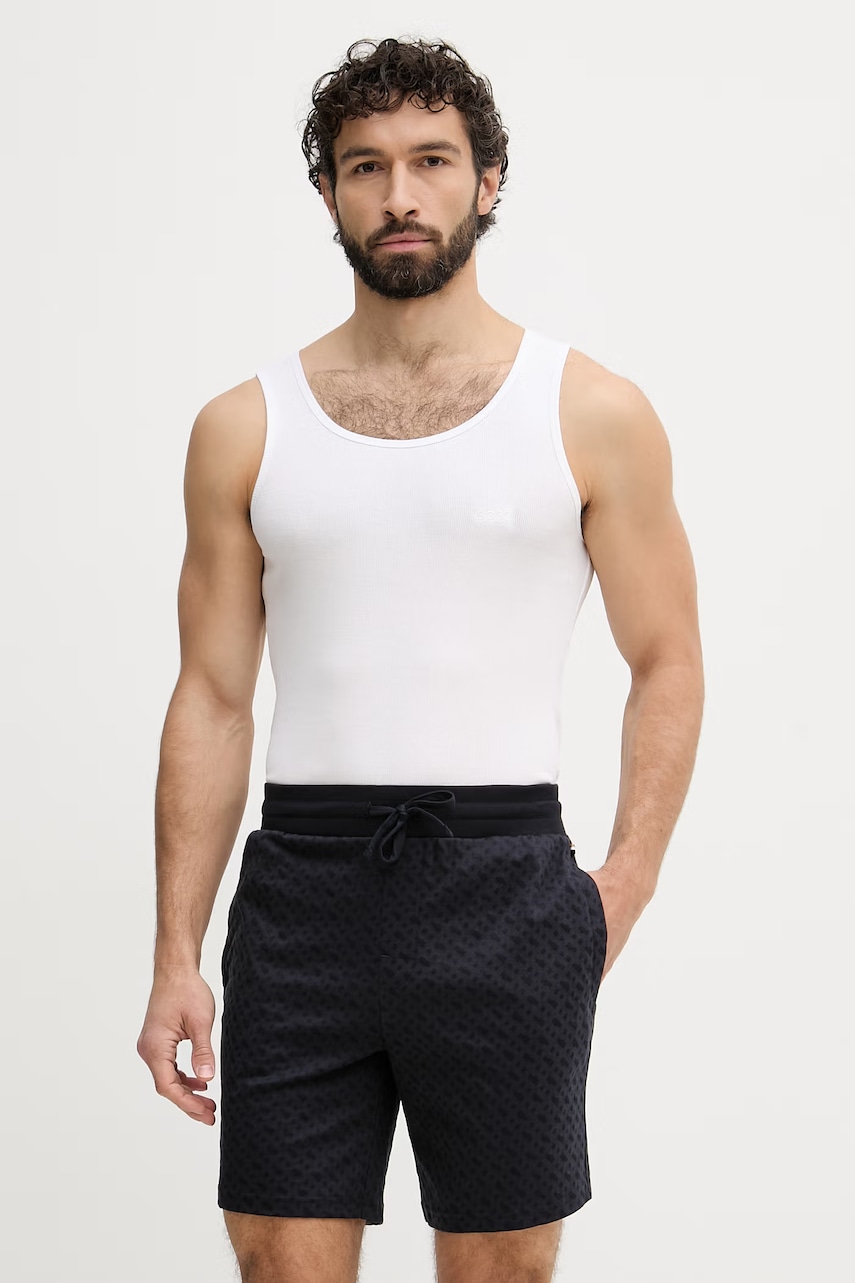 Levně BOSS top pánský bavlněný TankTop3P RibClassic 3-pack