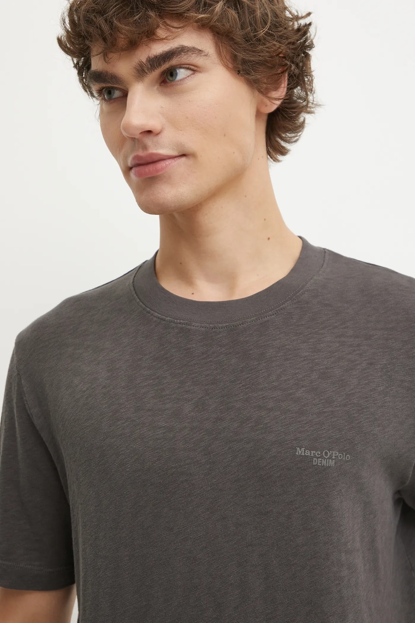 Βαμβακερό μπλουζάκι Marc O'Polo ανδρικό, χρώμα: γκρι, B61223251098 φωτογραφία