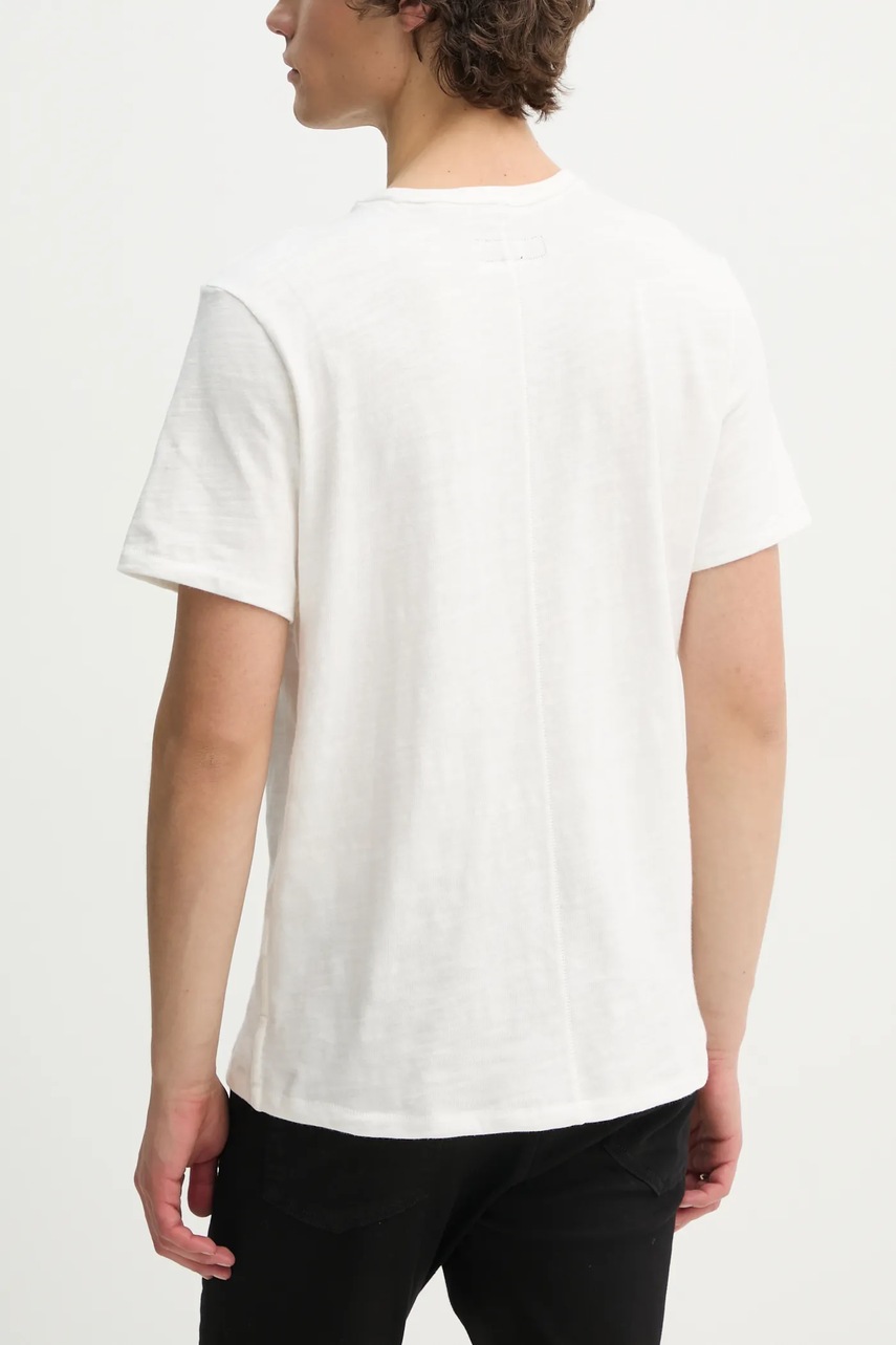 Βαμβακερό μπλουζάκι Rag & Bone ανδρικό, χρώμα: άσπρο, M000T046G φωτογραφία