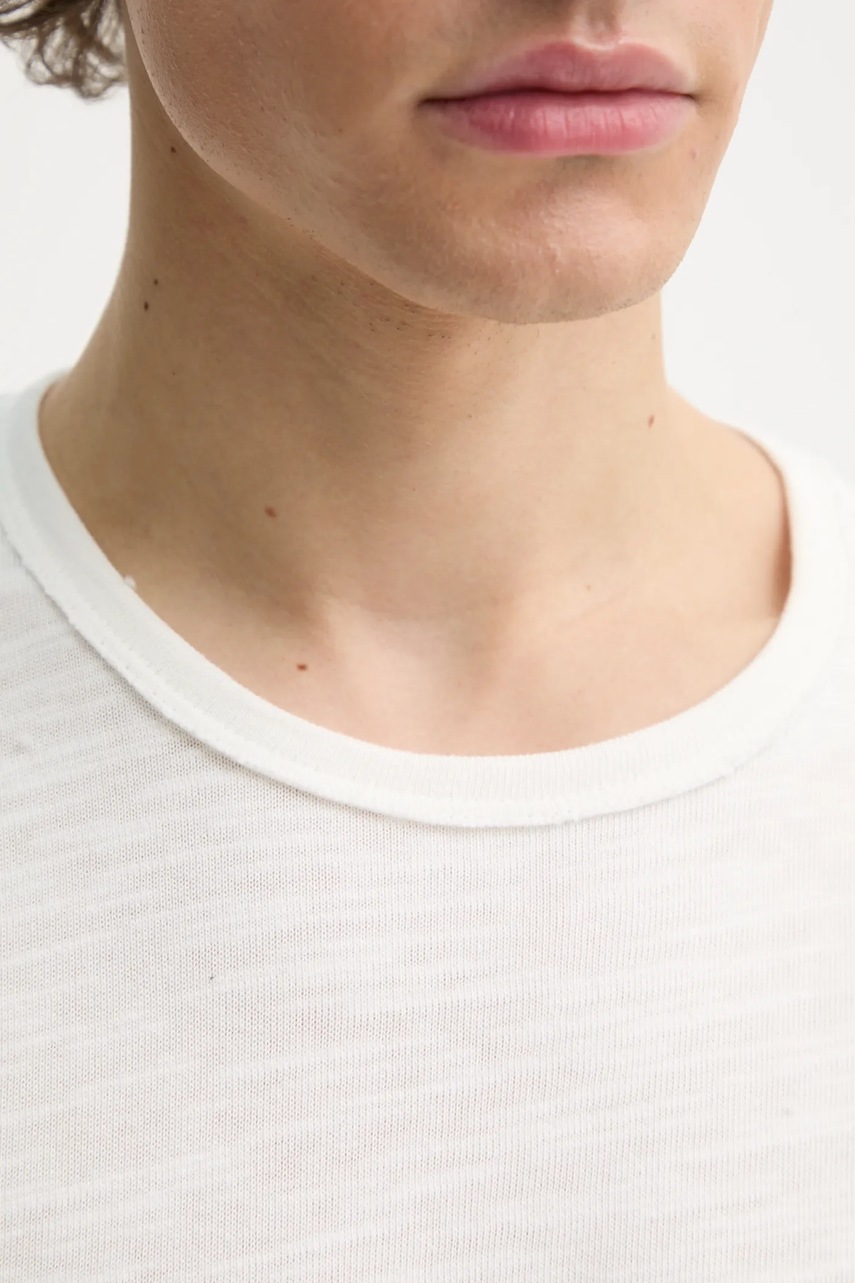 Βαμβακερό μπλουζάκι Rag & Bone ανδρικό, χρώμα: άσπρο, M000T046G φωτογραφία