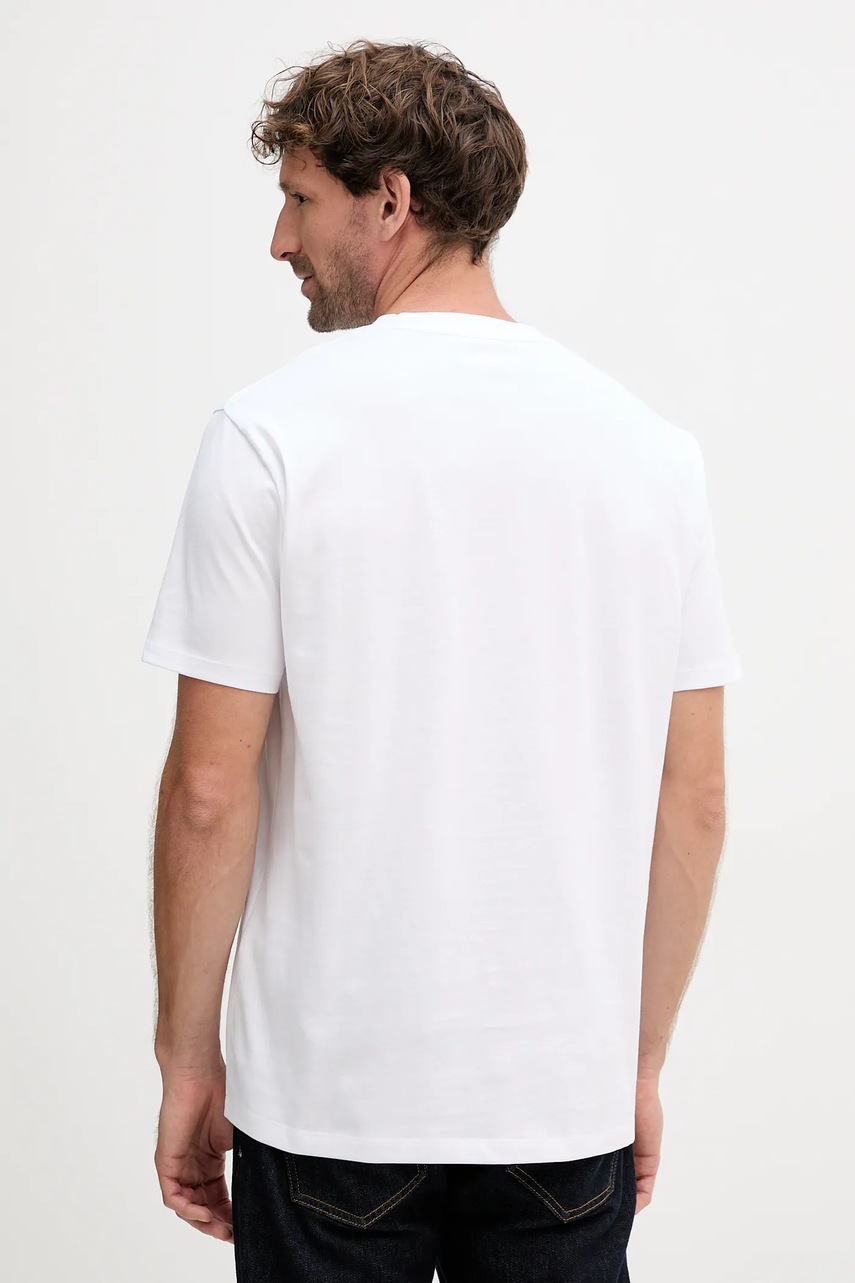 Хлопковая футболка Armani Exchange цвет белый с принтом XM001281 AF10361