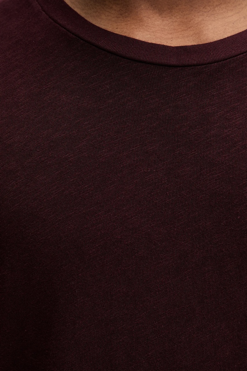 Βαμβακερό μπλουζάκι American Vintage ανδρικό, χρώμα: μπορντό, MSON02AG φωτογραφία