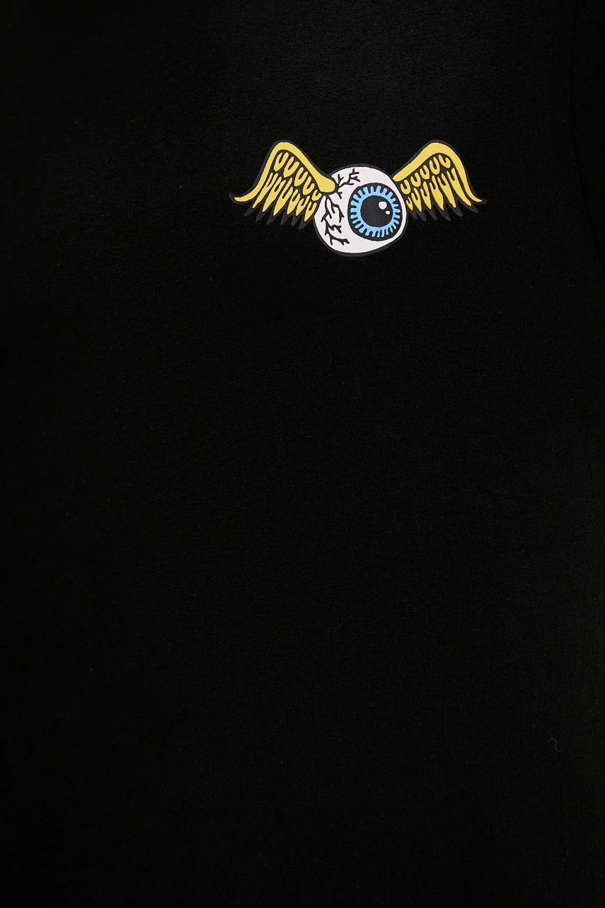 Βαμβακερό μπλουζάκι Von Dutch ανδρικό, χρώμα: μαύρο, VD.1.TSC.EYE φωτογραφία