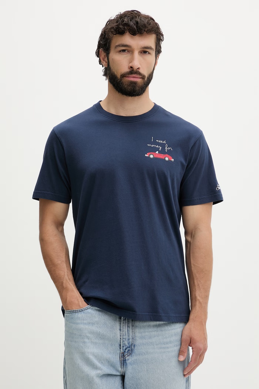 MC2 Saint Barth T-shirt męski bawełniany