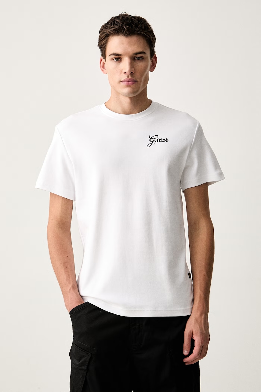 G-Star T-shirt damski bawełniany Script r t