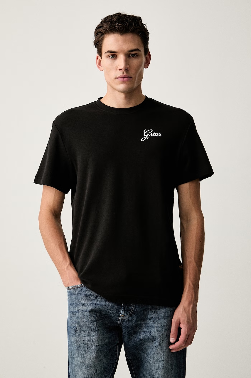 G-Star T-shirt damski bawełniany Script r t