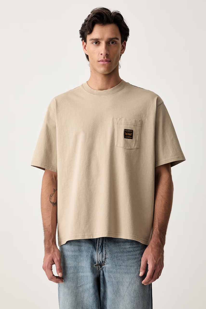 Levi's T-shirt męski bawełniany SS WORKWEAR PKT