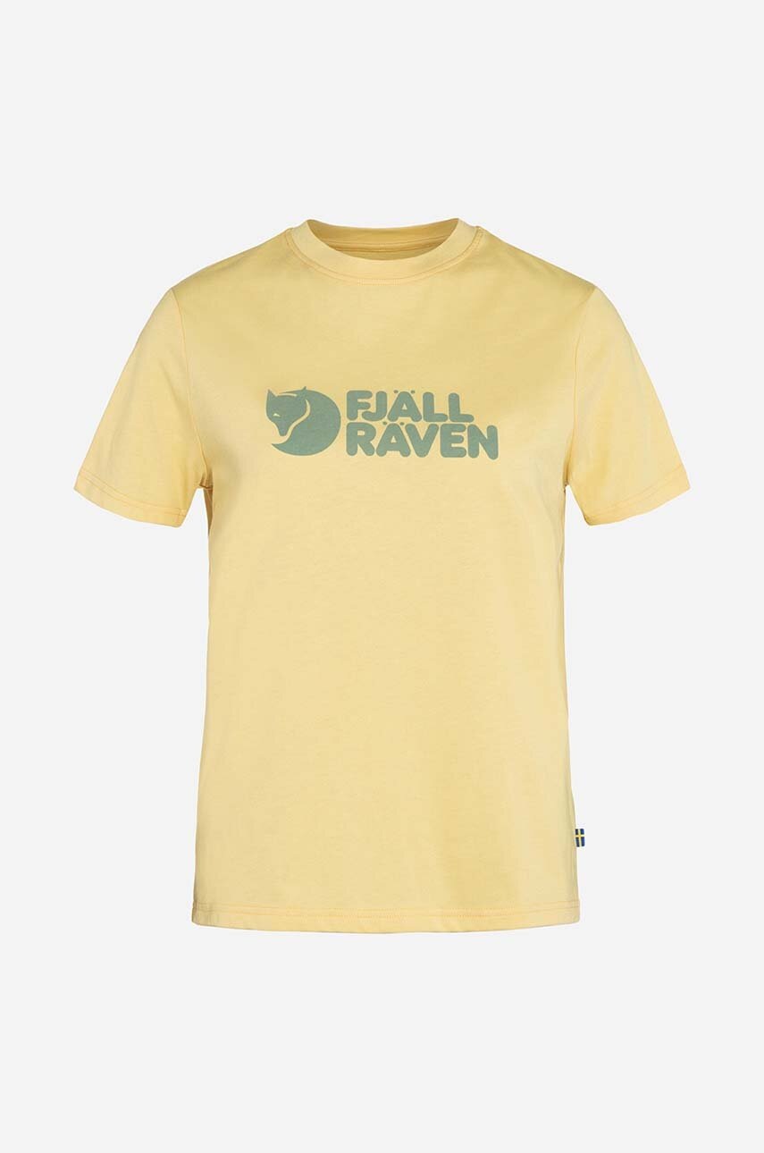 Μπλουζάκι Fjallraven NHL Pittsburgh Penguins Fjallraven Logo Tee χρώμα: κίτρινο H-MVPSP15WBP-QL F87146 φωτογραφία