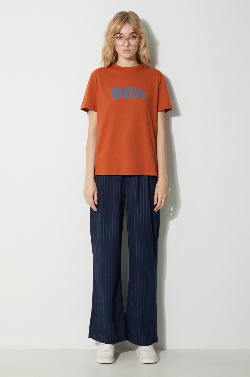 Μπλουζάκι Fjallraven χρώμα πορτοκαλί F87146.243 φωτογραφία