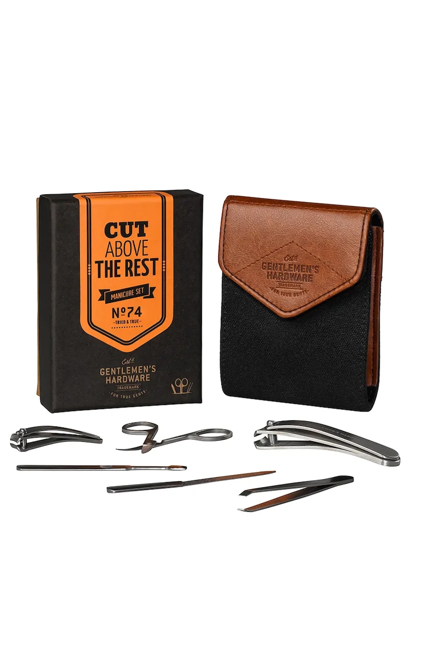 Gentlemen's Hardware set manichiură Charcoal Manicure Set Gentlemen's Hardware set manichiură Charcoal Manicure Set