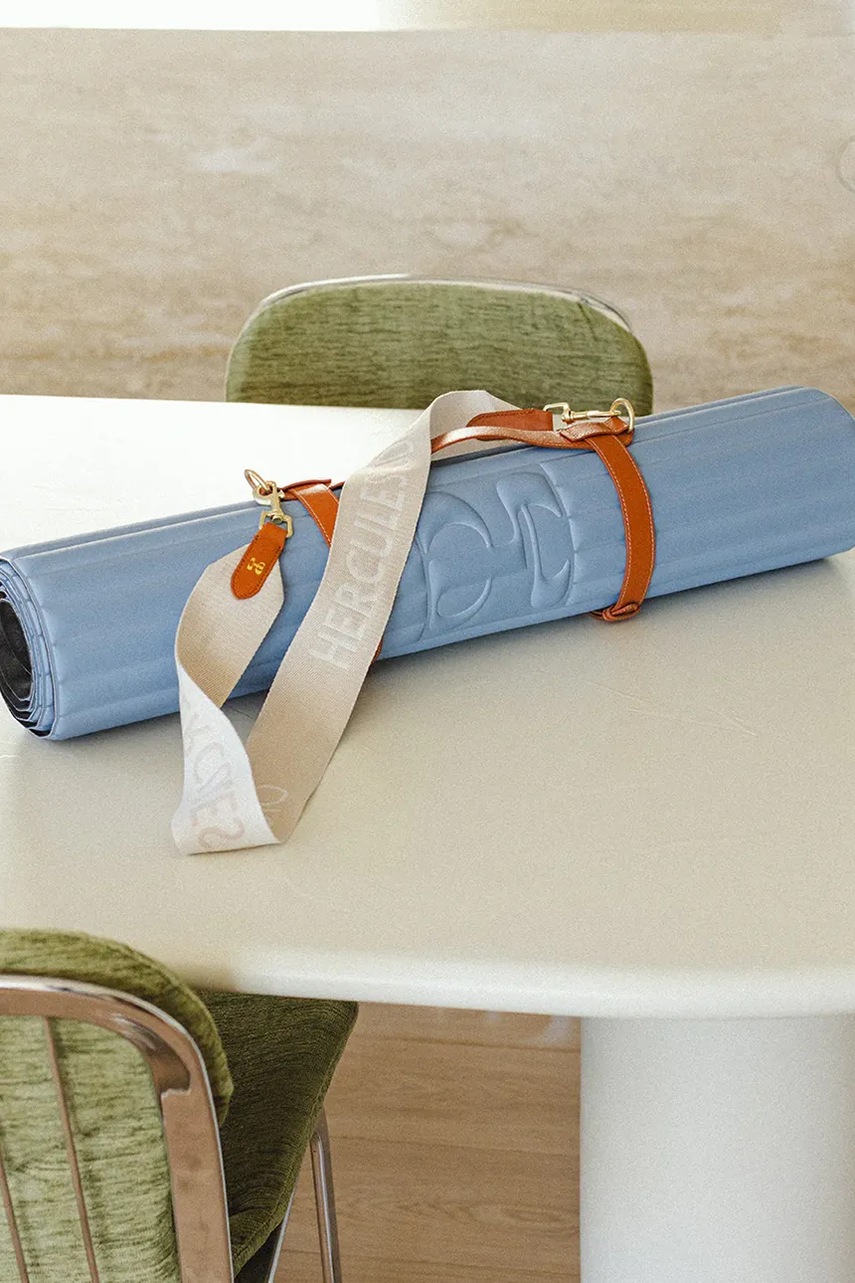 Στρώμα γιόγκα Hercule Studio 190 x 70 x 0,8 cm χρώμα: μπλε φωτογραφία