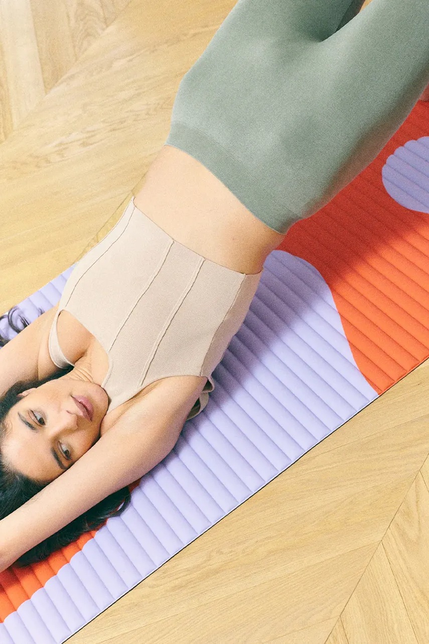 Στρώμα γιόγκα Hercule Studio 190 x 70 x 0,8 cm χρώμα: πορτοκαλί φωτογραφία