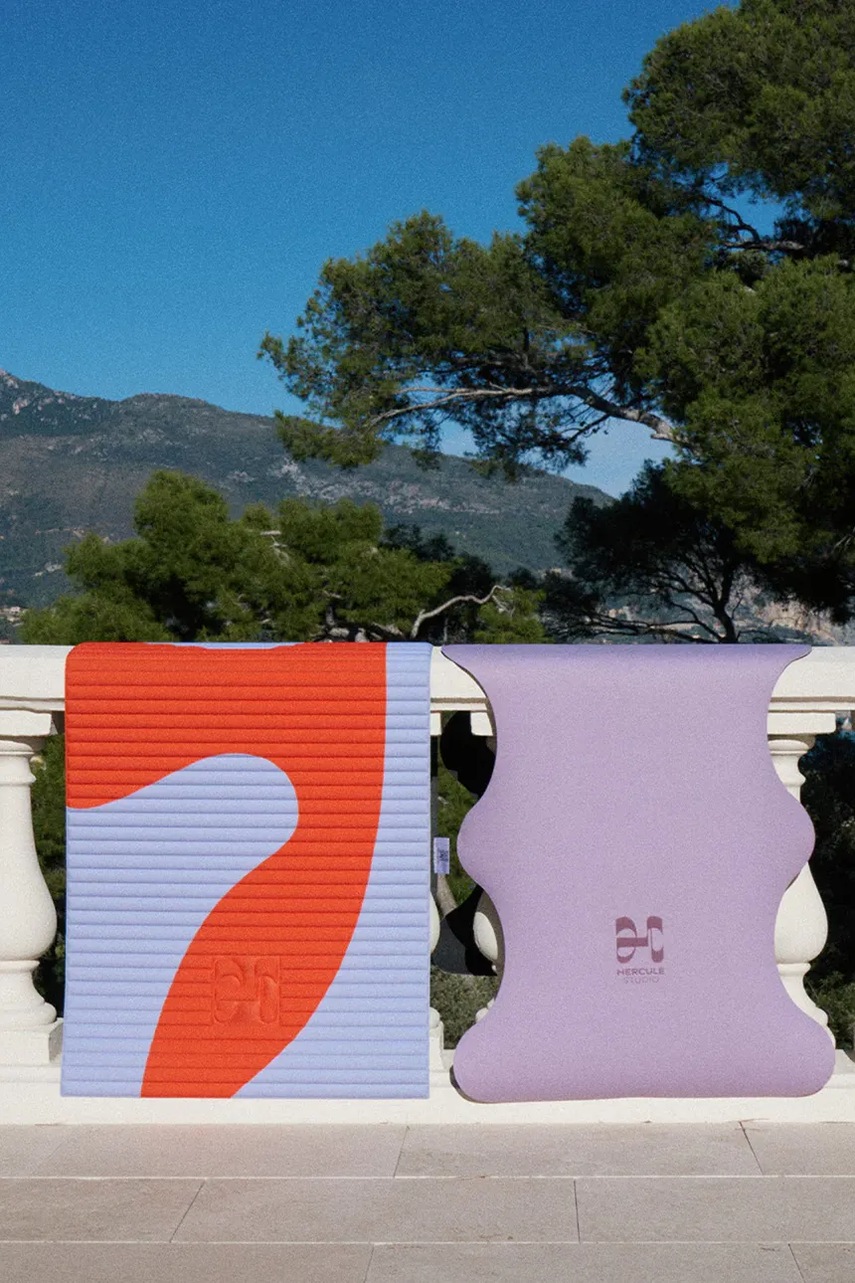 Στρώμα γιόγκα Hercule Studio 190 x 70 x 0,8 cm χρώμα: πορτοκαλί φωτογραφία