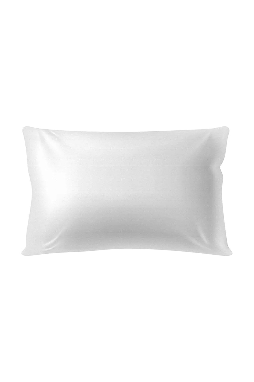 The Vintage Cosmetics Company față de pernă din satin Pillowcase White 75 x 50 cm culoarea alb