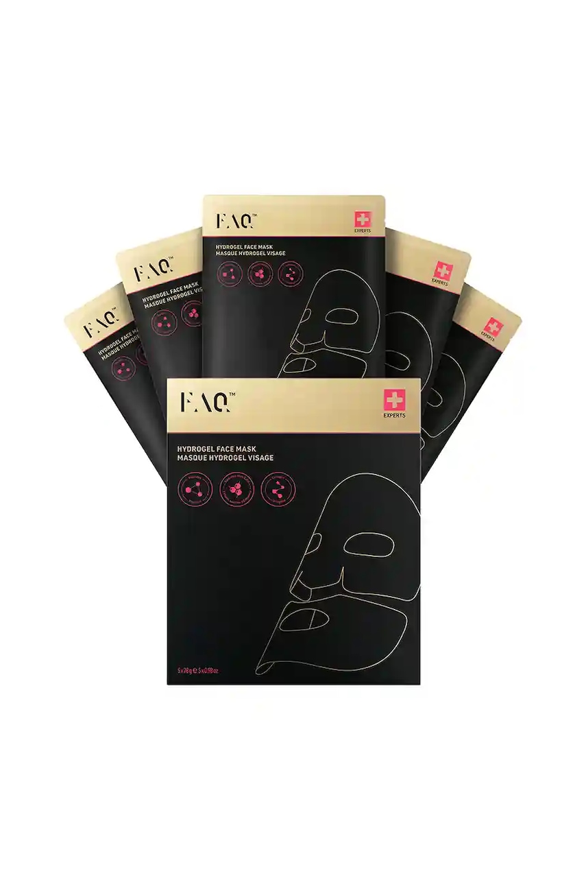 FOREO mască facială cu hidrogel și colagen Glass Skin FAQ™ culoarea portocaliu FOREO mască facială cu hidrogel și colagen Glass Skin FAQ™ culoarea portocaliu