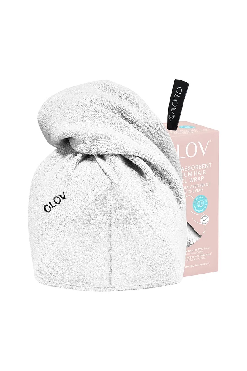 Τουρμπάνι για τα μαλλιά GLOV Hair Wrap χρώμα: άσπρο φωτογραφία