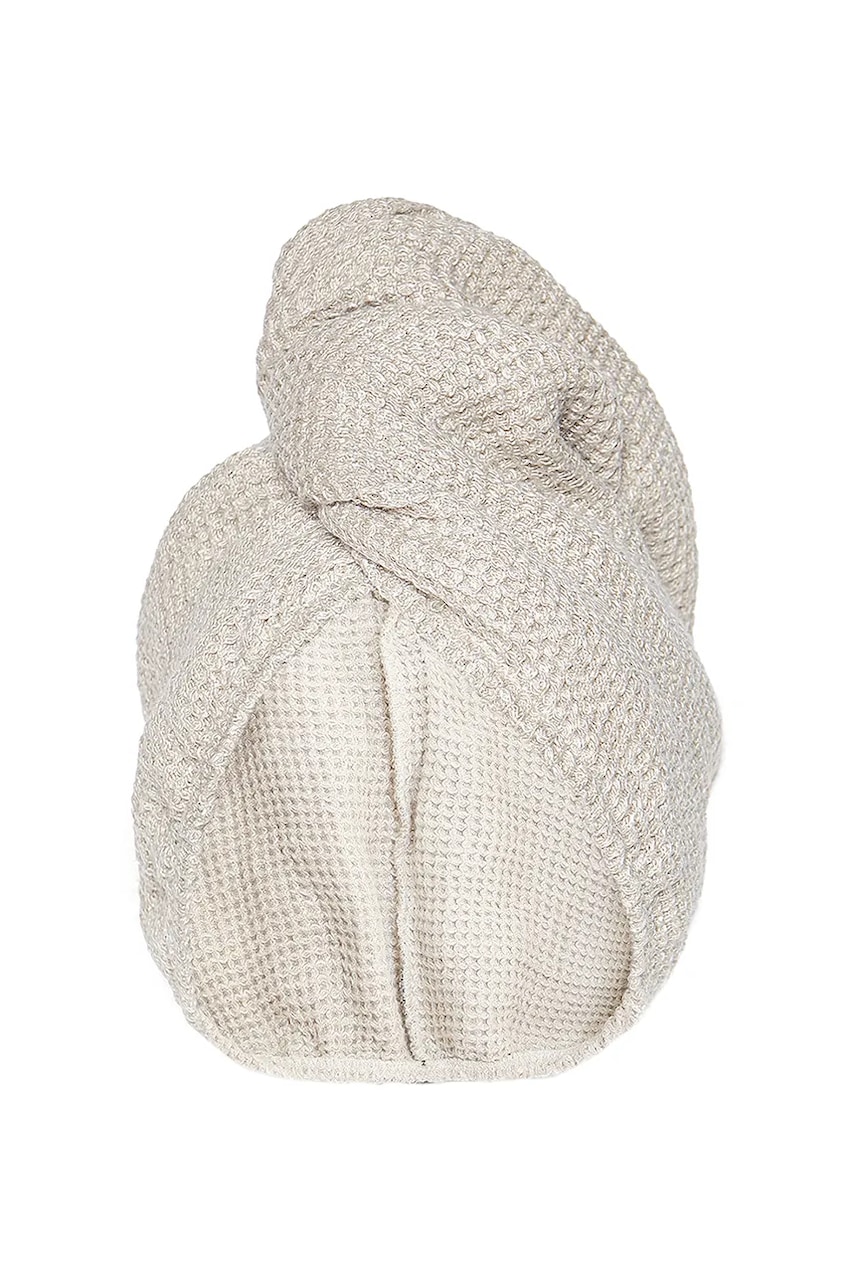 Levně Vlasový turban GLOV Linen Hair Wrap béžová barva