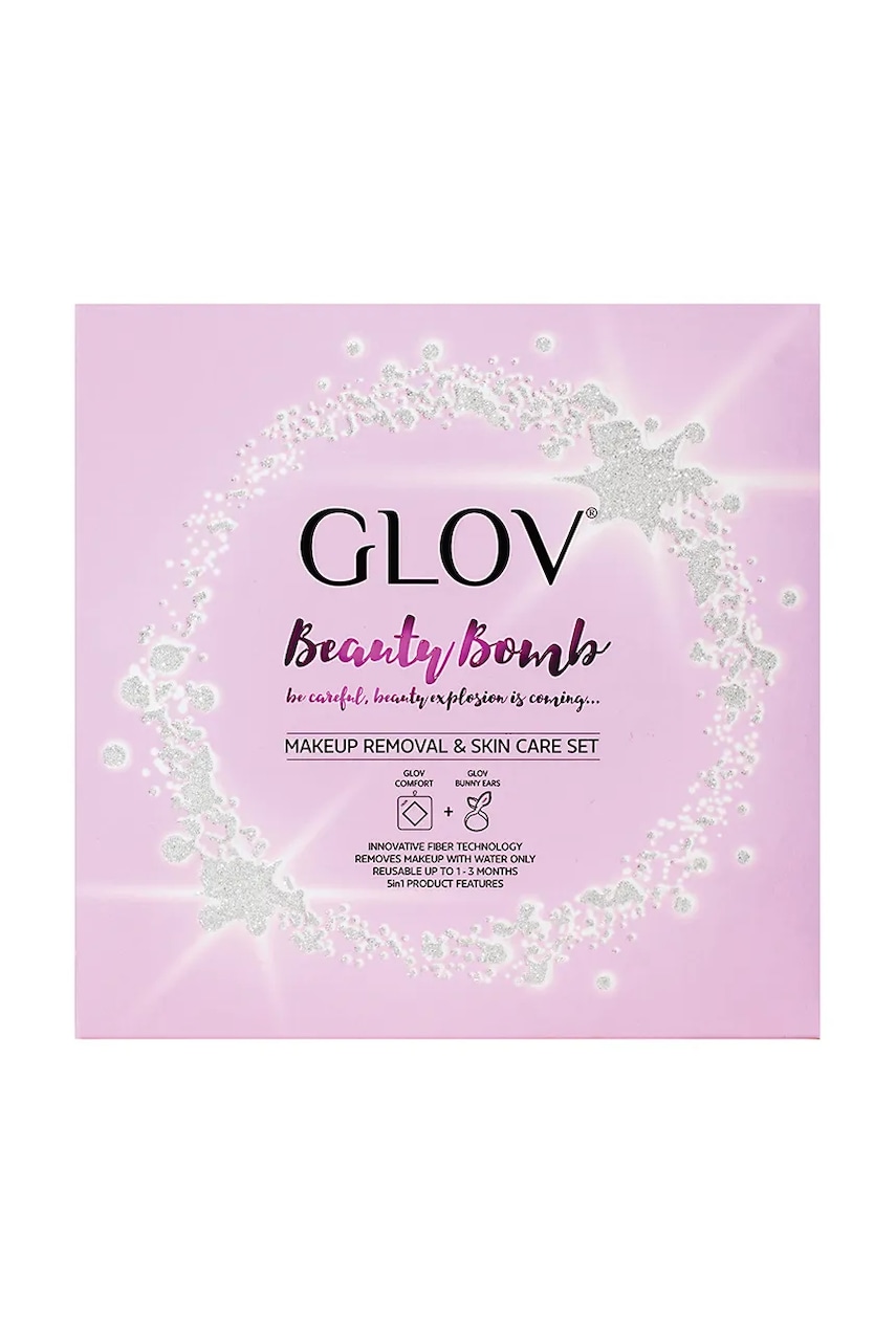 Набор для снятия макияжа GLOV Beauty Bomb Set 2 шт цвет бежевый Набор для снятия макияжа GLOV Beauty Bomb Set 2 шт цвет бежевый