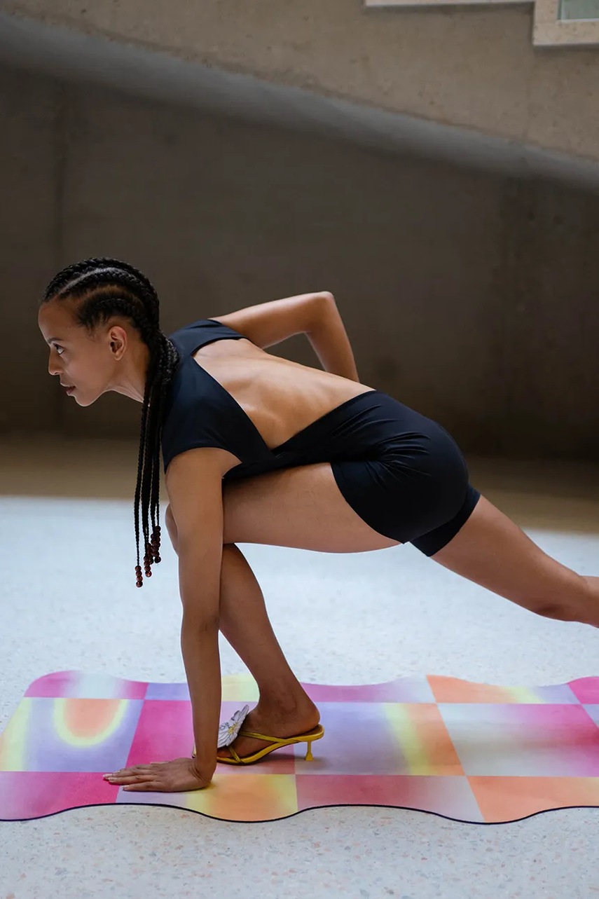 Στρώμα γιόγκα Hercule Studio Tapis Mar x Leslie David 180 x 70 cm χρώμα: πολύχρωμο φωτογραφία