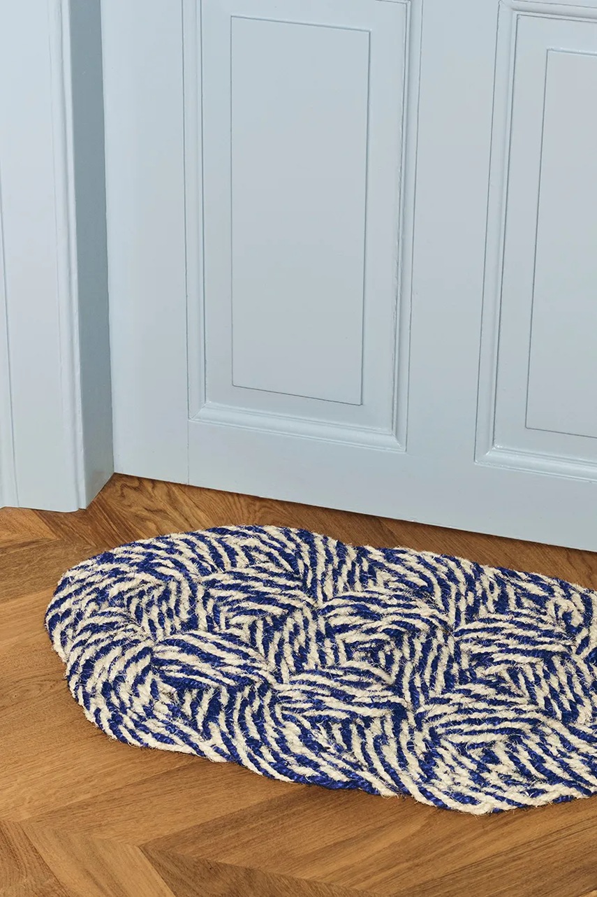 Χαλάκι HAY Coco 40 x 80 cm χρώμα: ναυτικό μπλε φωτογραφία