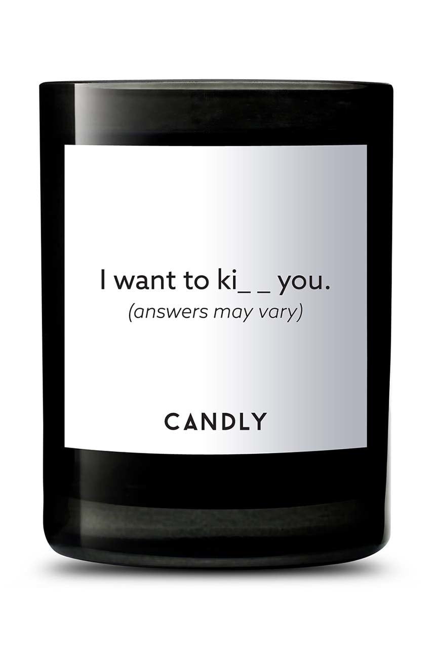 Candly lumanare parfumata de soia i want to ki__ you. 250 g