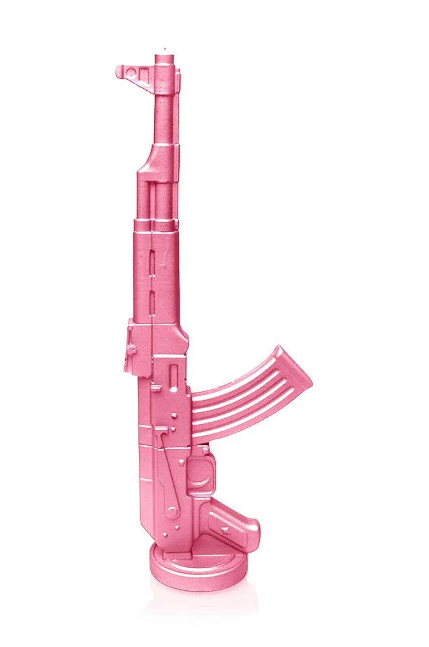 

Декоративна свещ Candellana Kalash Gun, Розов