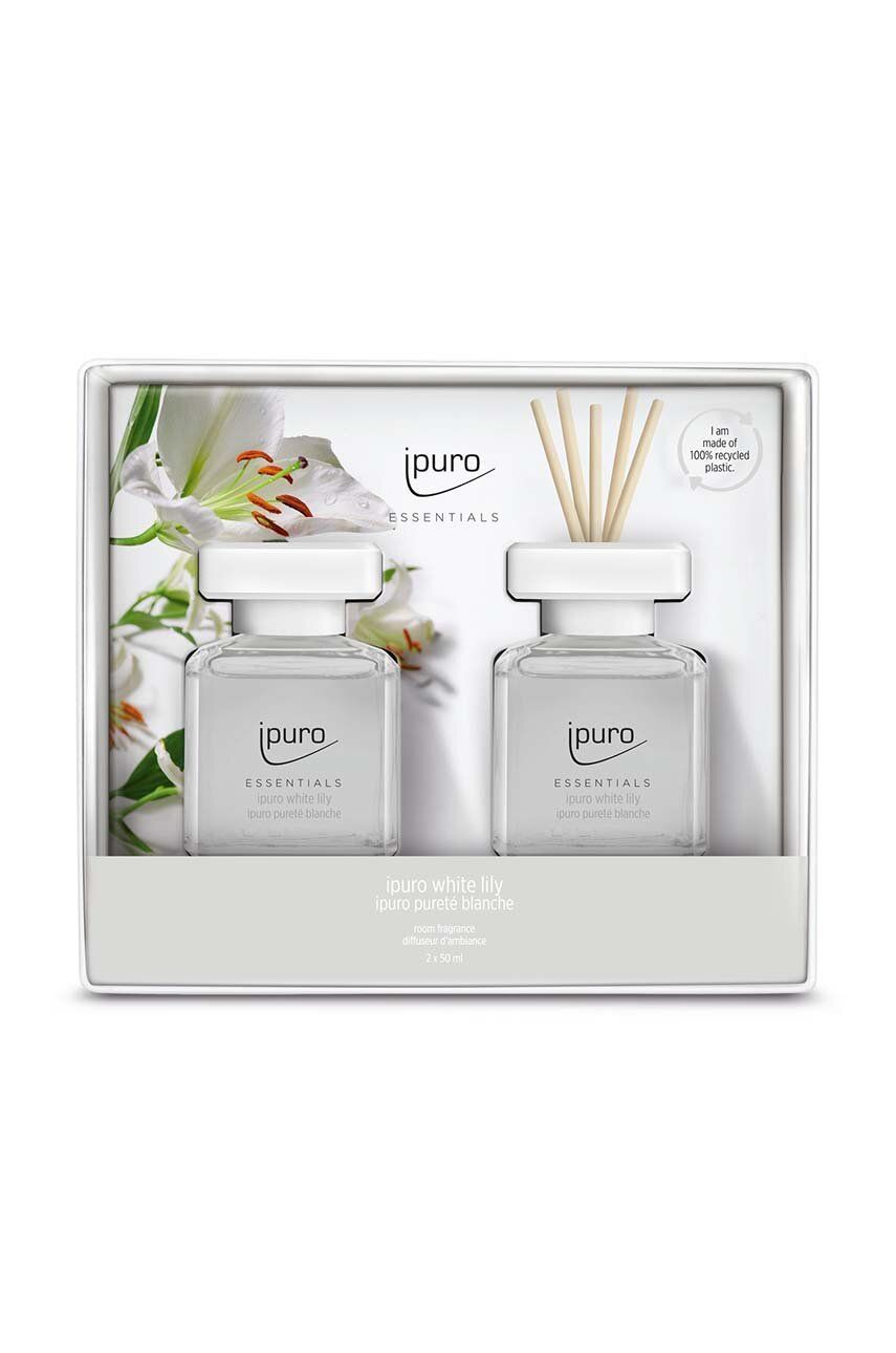Ipuro kit difuzor de aromă White Lily 2 x 50 ml 2-pack