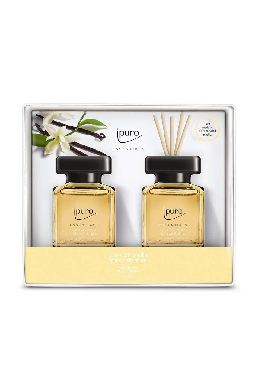 Ipuro kit difuzor de aromă Soft Vanilla 2 x 50 ml 2-pack