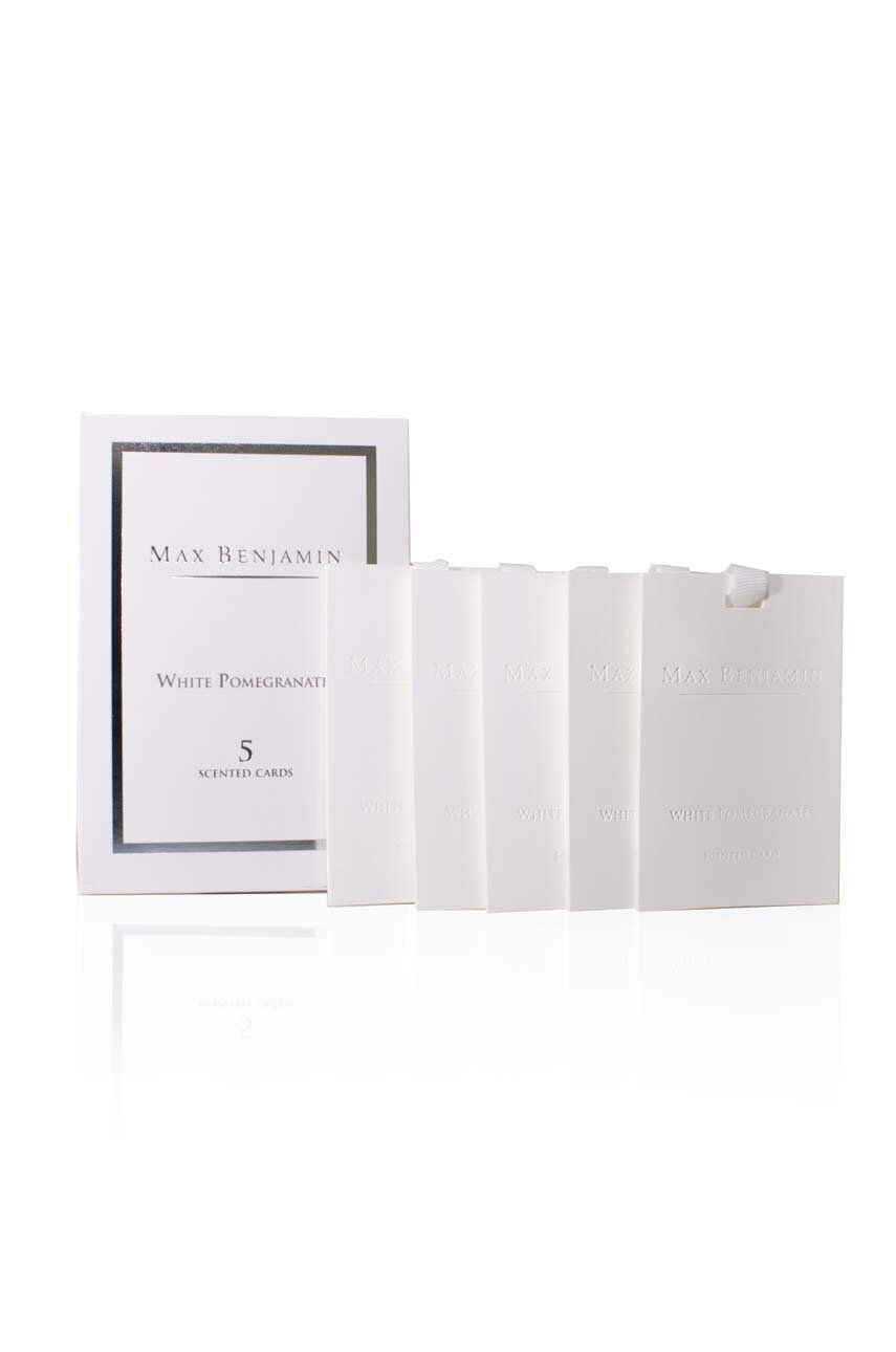 Max Benjamin set de carduri parfumate White Pomegranate 5-pack