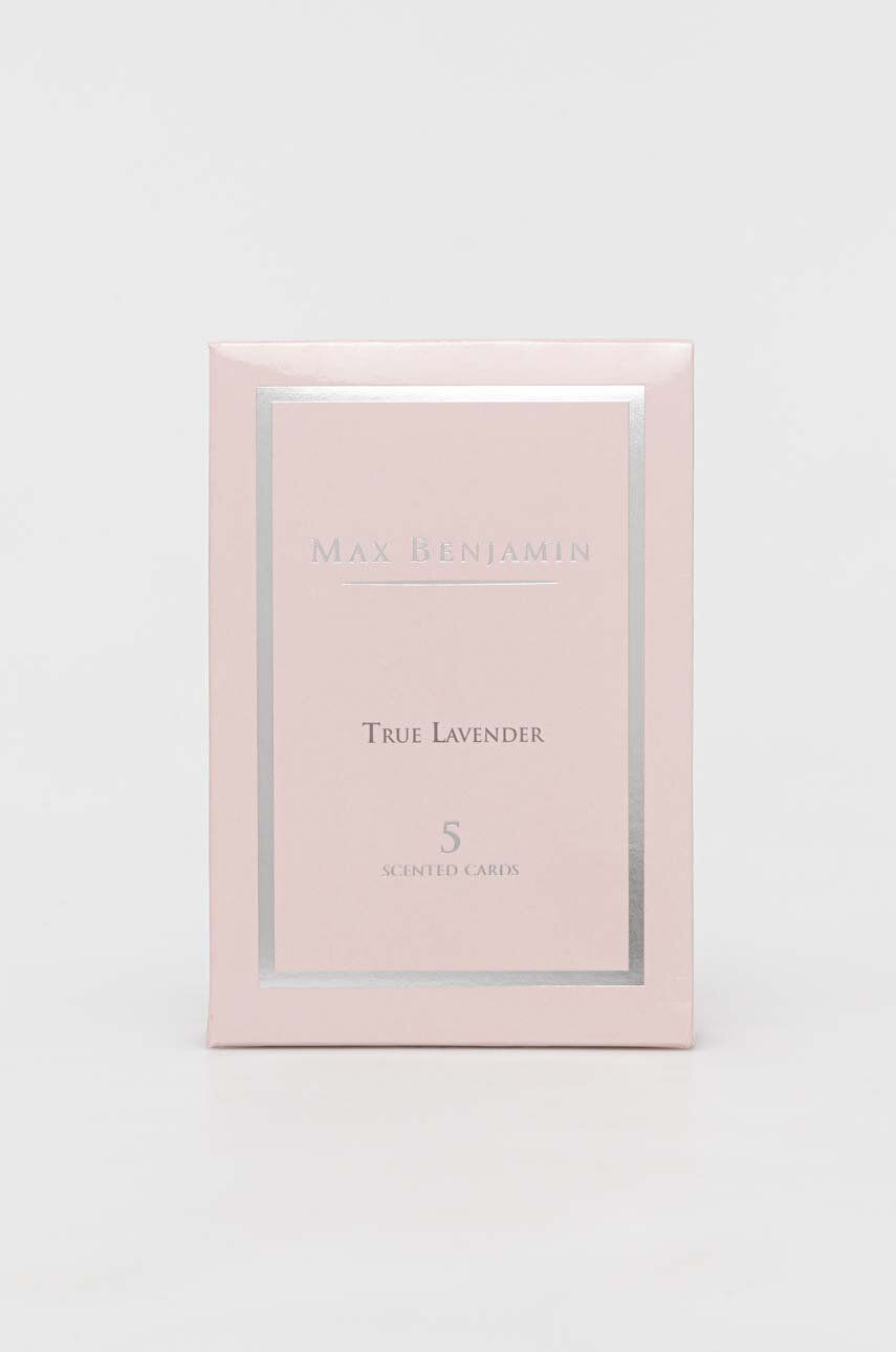 Sada vonných karet Max Benjamin True Lavender 5-pack - růžová - 100 % Papír