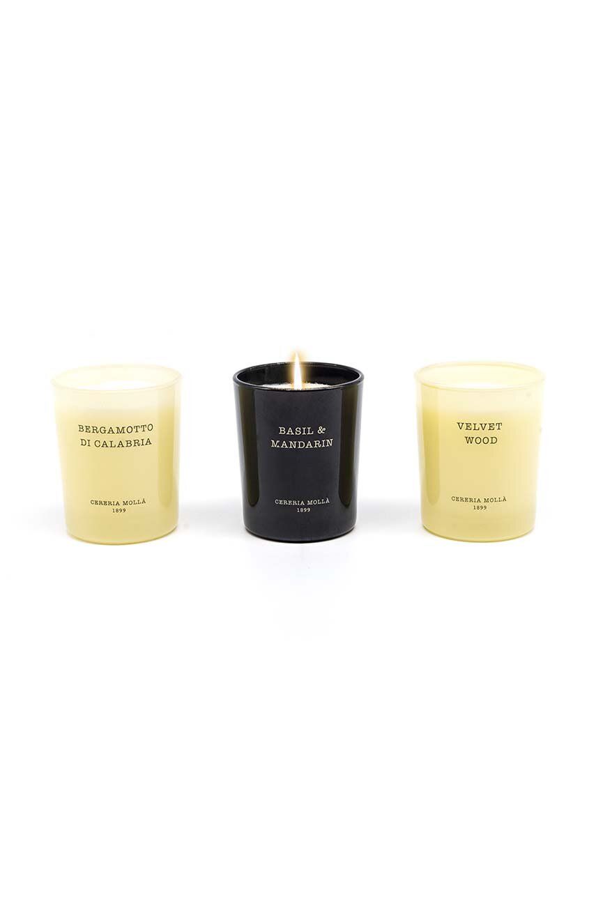 Cereria Molla set de lumânări parfumate Boutique 3-pack