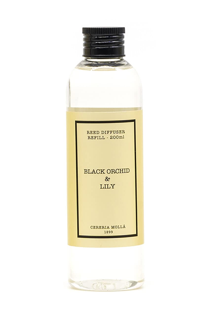 Levně Náhradní náplň do aroma difuzéru Cereria Molla Black Orchid and Lilly 200 ml