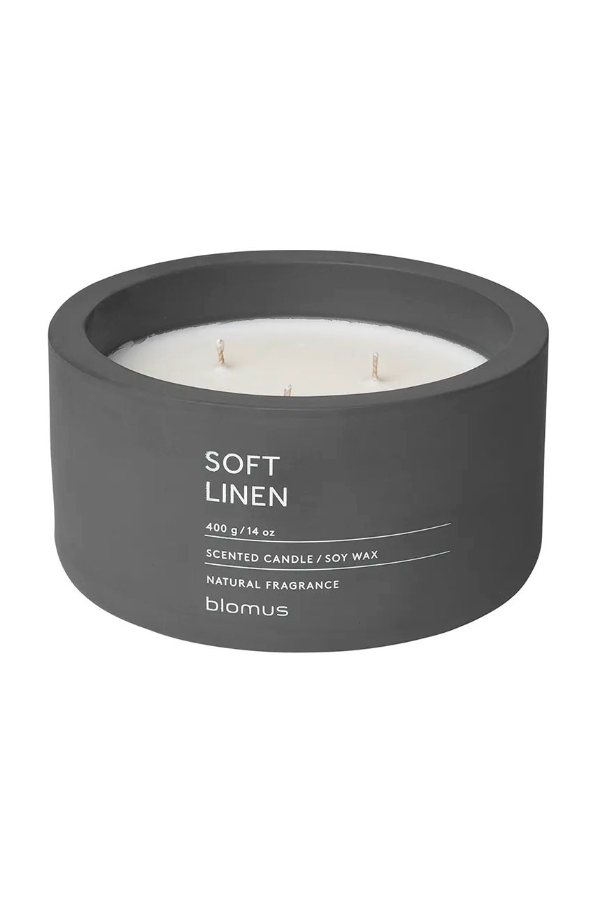 Blomus Αρωματικό κερί σόγιας Blomus Fraga Soft Linen 400 g χρώμα: πολύχρωμο