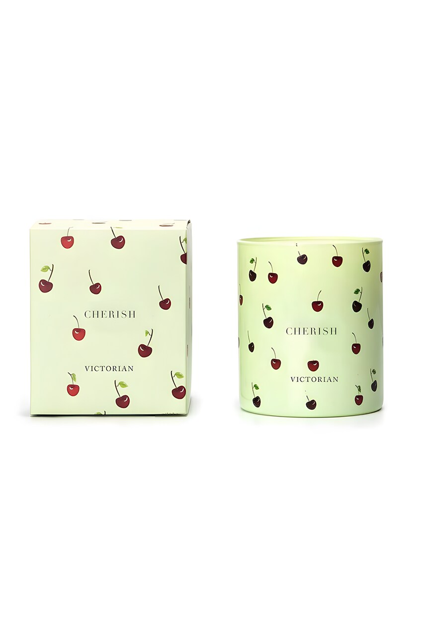 Victorian lumânare parfumată de soia Cherish culoarea verde