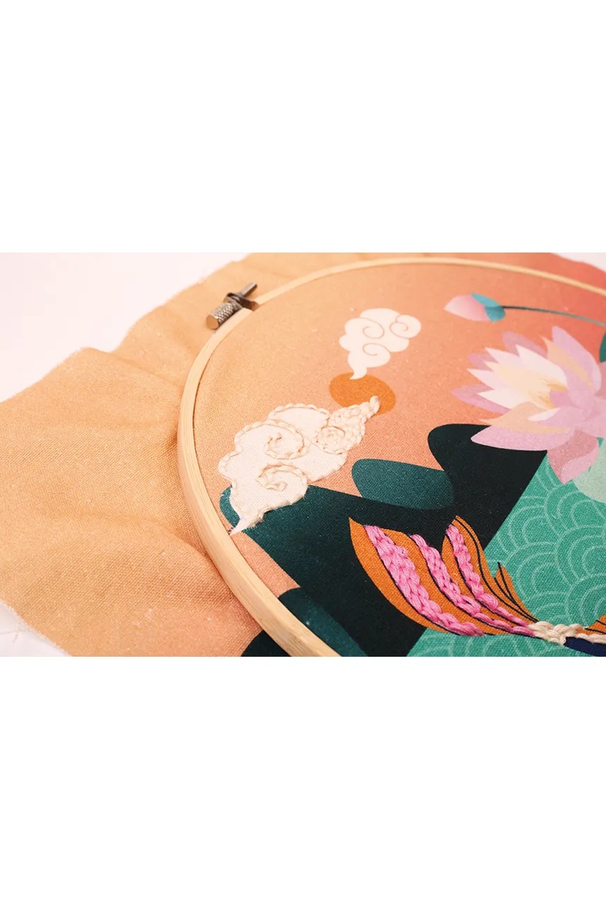 Κιτ κεντήματος Graine Creative Kit Punch Needle Carpe Koi χρώμα: πολύχρωμο, 0 φωτογραφία