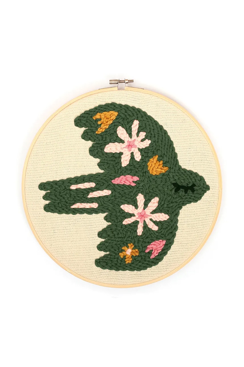 Набор для вязания крючком Graine Creative Kit Punch Needle Oiseau Набор для вязания крючком Graine Creative Kit Punch Needle Oiseau