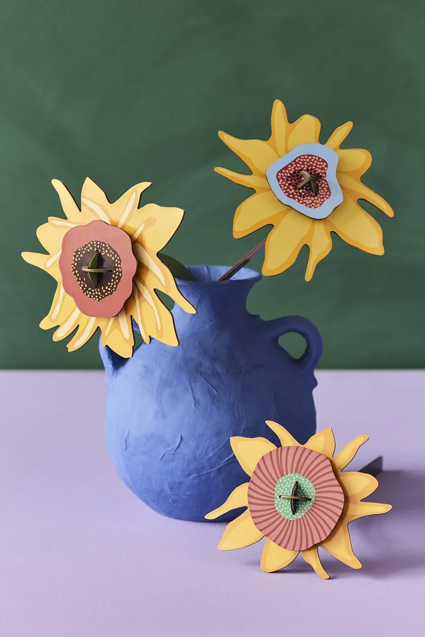 Набор diy декоративная 3d-фигурка Studio ROOF Floral Art - Van Gogh Sunflowers Набор diy декоративная 3d-фигурка Studio ROOF Floral Art - Van Gogh Sunflowers