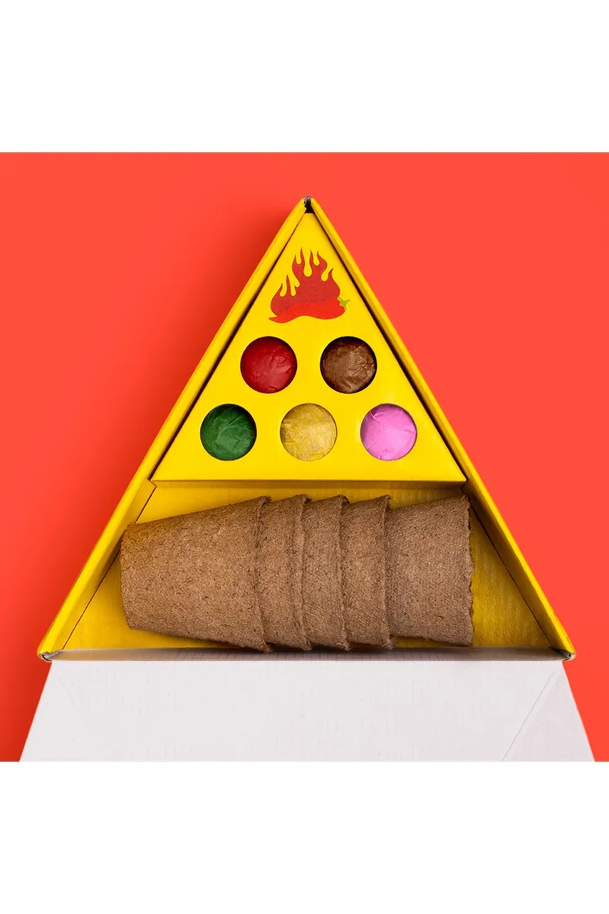 Σετ για την καλλιέργεια φυτών RESETEA Hot peppers 21,5 x 6,5 x 18,5 cm 5-pack φωτογραφία