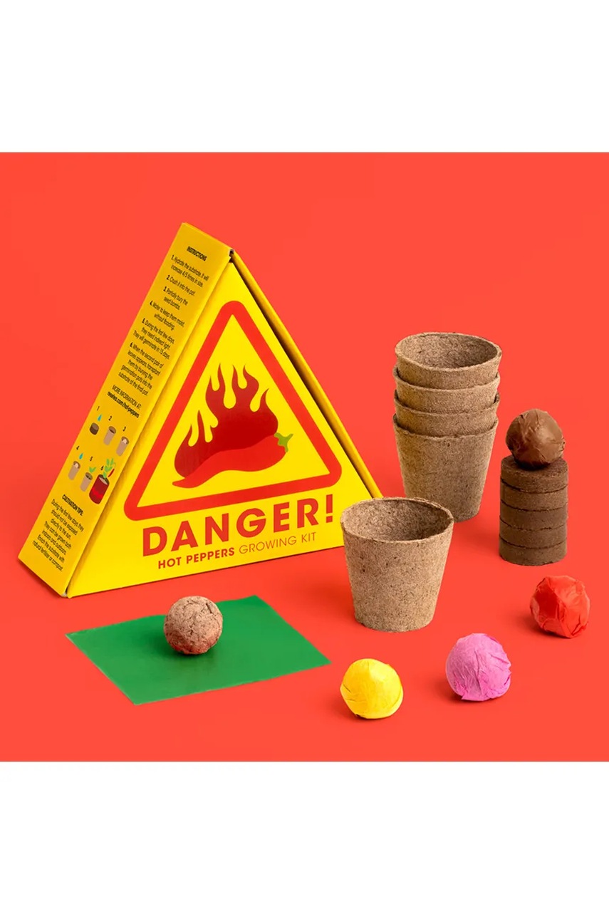 Σετ για την καλλιέργεια φυτών RESETEA Hot peppers 21,5 x 6,5 x 18,5 cm 5-pack φωτογραφία