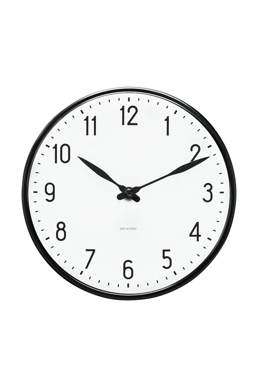 Levně Nástěnné hodiny Rosendahl x Arne Jacobsen bílá barva