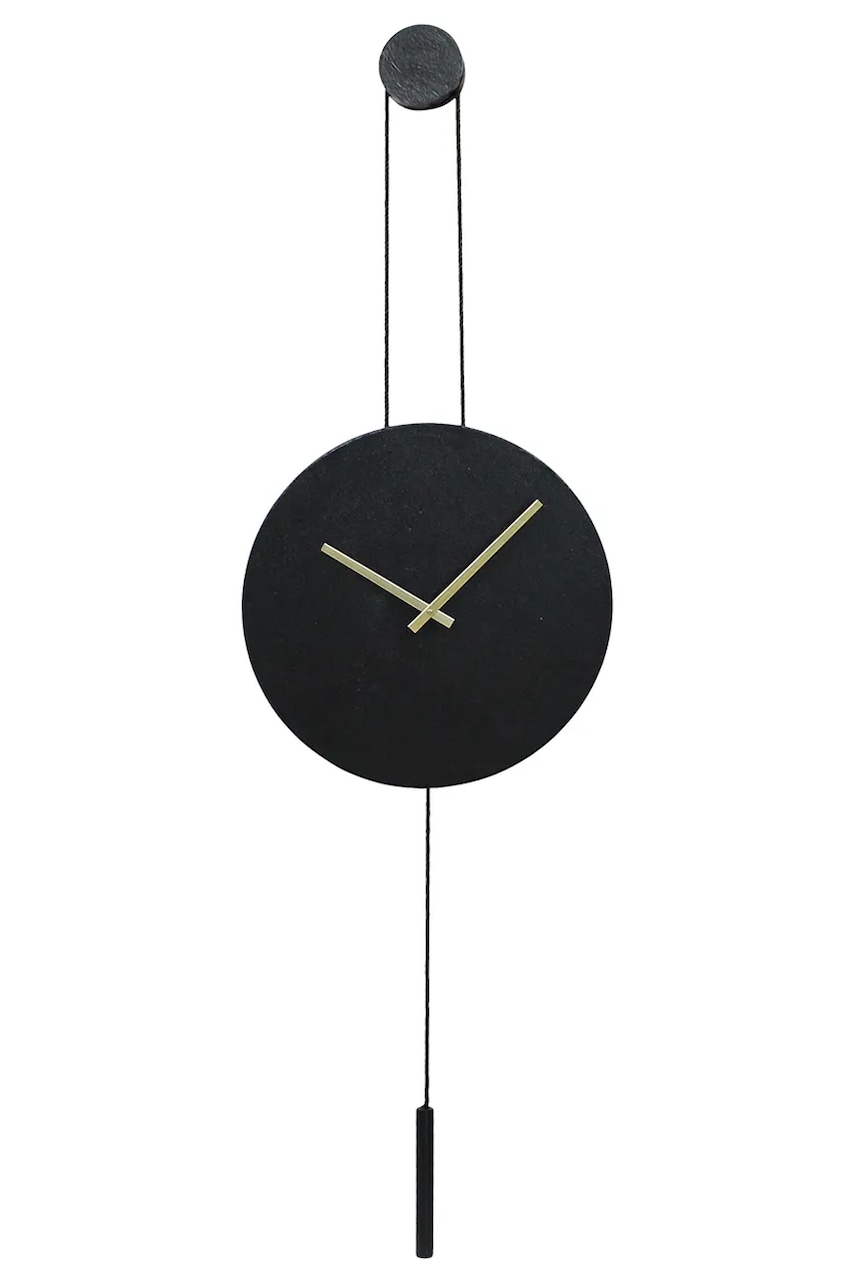 home & lifestyle ceas de perete culoarea negru