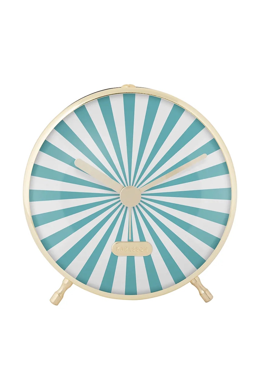 Karlsson ceas cu alarmă Candy Swirl culoarea turcoaz Karlsson ceas cu alarmă Candy Swirl culoarea turcoaz