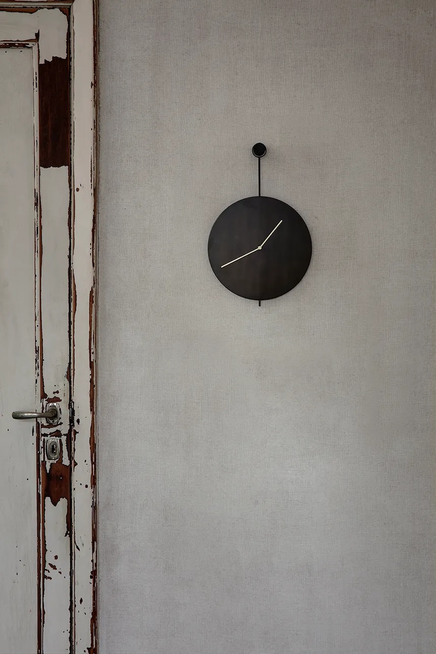 Настенные часы ferm LIVING Trace цвет чёрный Настенные часы ferm LIVING Trace цвет чёрный