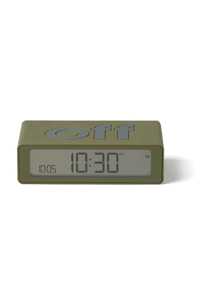 Lexon ceas cu alarmă reversibil Flip Mini culoarea verde, 0 Lexon ceas cu alarmă reversibil Flip Mini culoarea verde, 0