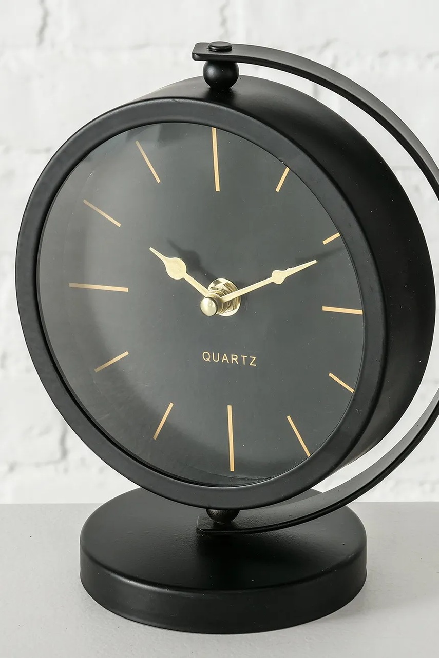 Επιτραπέζιο ρολόι Boltze Balia 20 cm χρώμα: μαύρο φωτογραφία
